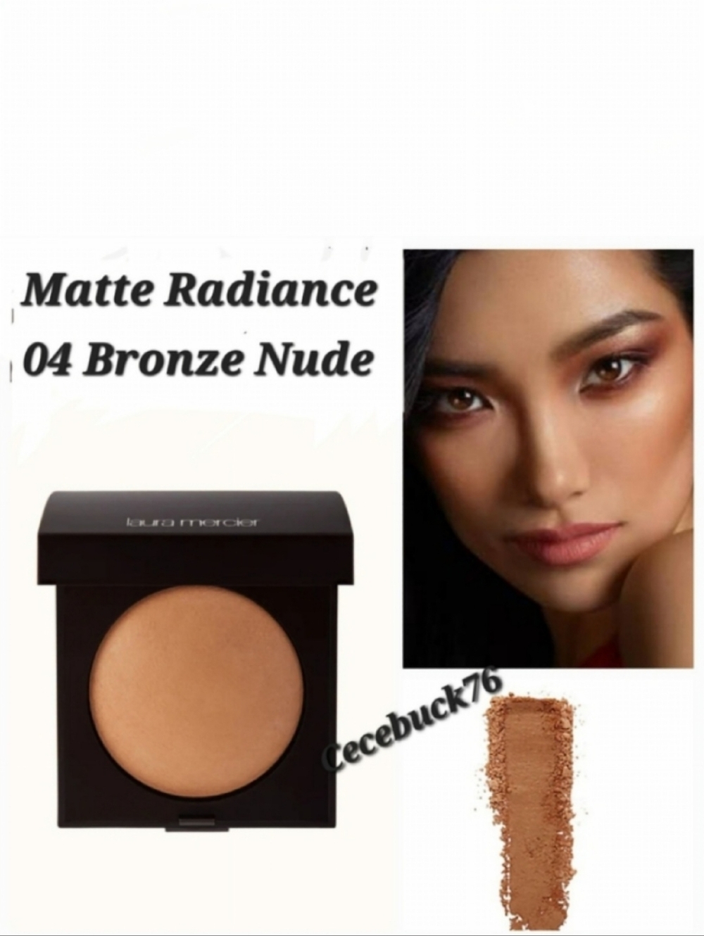 🌺Laura Mercier Bronze Nude Matte Radiance Baked Powder Bronzing Powder